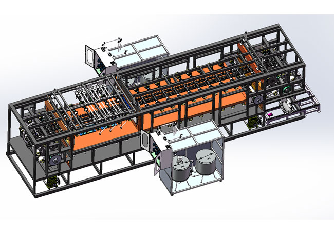 Trickle impregnation machine